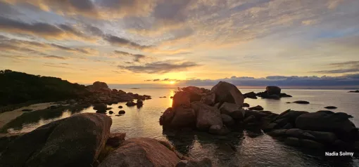 Folaca Plage située à 800m de chez nous, parking gratuit.