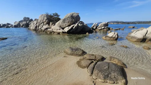 Folaca Plage située à 800m de chez nous, parking gratuit.