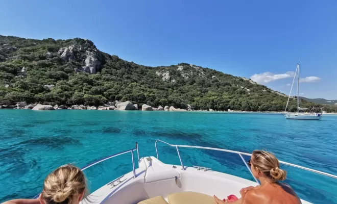 Balade en mer plage de Carataggio